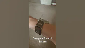 Omega Swatch Saturn #watches #watch #moon #speedmaster #watch #swatch #moonswatch #saturn #fyp