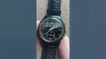 swatch хронограф черные