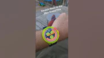Swatch Neon to the Max Grand Prix #neontothemax #swatchgrandprix