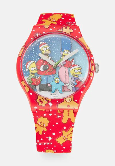 Часы The Simpsons Swatch swb51m09y-g11 | red (mbz188051)-1
