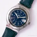 HAPPY JOE BLUE YGS400 Swatch Irony Watch | 1993 Vintage Swatch Irony