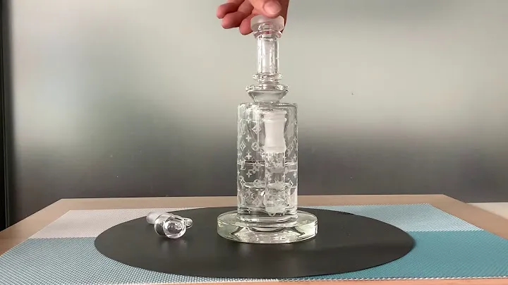 GB333 8inch frosted LV Torus with SOL perc joint 14.5mm