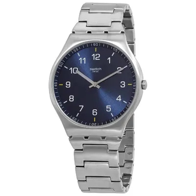 Swatch SKIN SUIT BLUE Quartz Blue Dial Mens Watch ss07s106g (голубой, mbz114770)