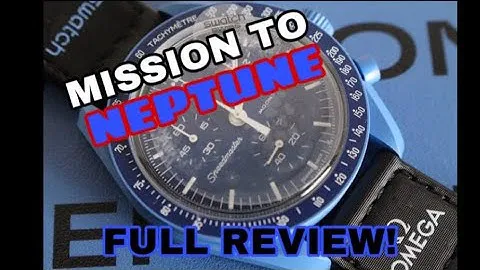 OMEGA X SWATCH Speedmaster MoonSwatch MISSION to NEPTUNE Hands On FULL REVIEW!
