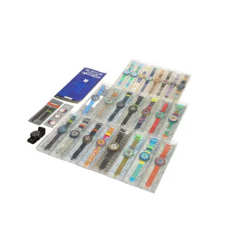 KONVOLUT 24x Swatch Armbanduhr, 1x Swatch Scuba 200 Armband und 1x Swatchbook 1996.-0