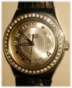 молодежные часы унисекс Swatch Irony swiss made металл кожа