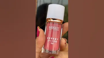 INSIGHT creamy Lip & Cheek tint❤️swatch-SHADE (ROSE PARADE) INSIGHT COSMETICS