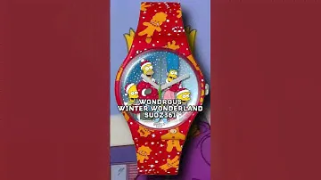НОВОГОДНИЕ ЧАСЫ SWATCH х СИМПСОНЫ