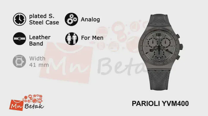 Swatch PARIOLI Watch YVM400 ساعه يد رجالى سواتش MnBetak.com - Official Video