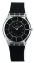 Swatch Skin Black Classiness Кварцевые женские часы SFK361