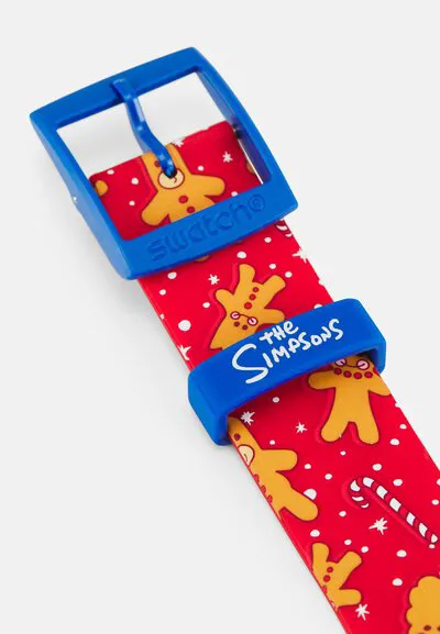 Часы The Simpsons Swatch swb51m09y-g11 | red (mbz188051)-4