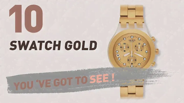 Топ-10 золотых часов Swatch // Новинки и популярные 2017 г.