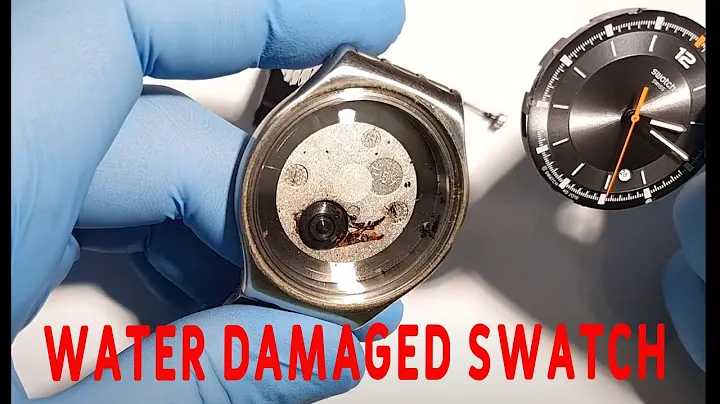 How to fix water damaged swatch