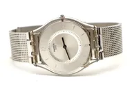 Swatch Unisex Watch Skin Classic Metal Knit SFM118M - NEEDS Battery