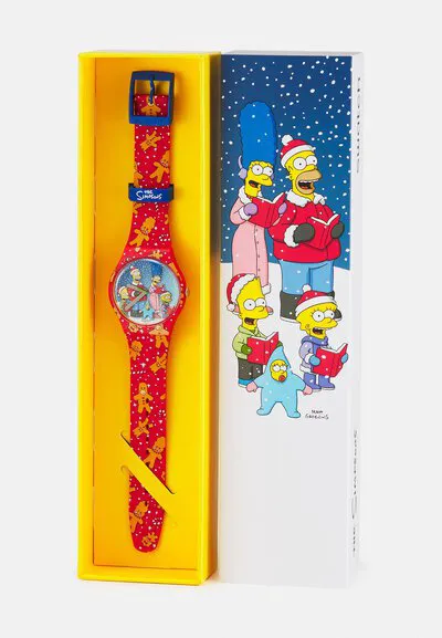 Часы The Simpsons Swatch swb51m09y-g11 | red (mbz188051)-1