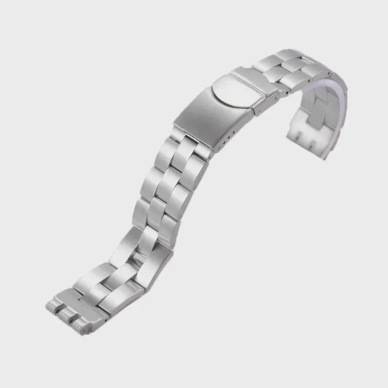 Ремешок для часов Swatch YCS YAS YGS IRONY, серебристый металлический браслет из нержавеющей стали для мужских и женских часов, аксессуары для часов (art.: 3920b45f886cc)-1